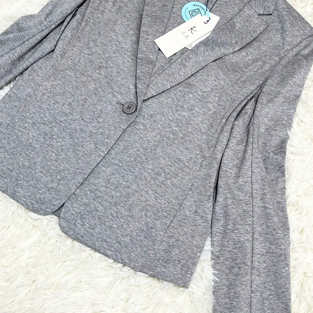 [New, unused] Suite Kumikyoku Swiss Cotton Smooth Jacket Gray