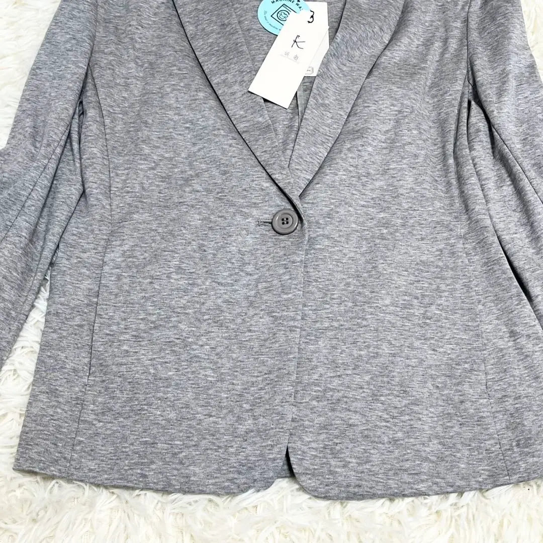 [New, unused] Suite Kumikyoku Swiss Cotton Smooth Jacket Gray