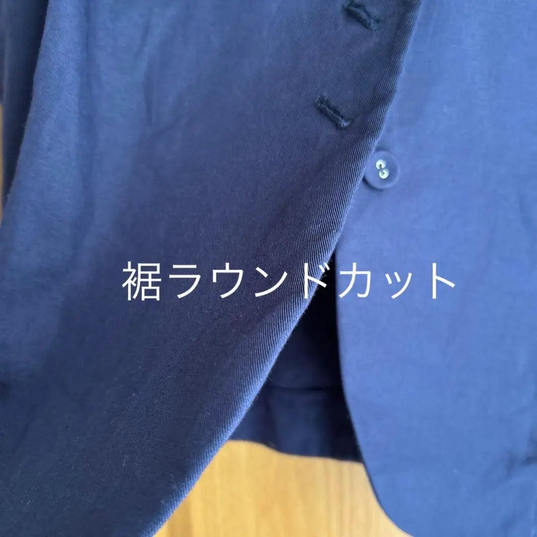 [NOP DE NOD] Noppdunod/Stand Color Chaqueta Material Hempa | 【nop de nod】ノップドゥノッド/スタンドカラー ジャケット 麻綿素材