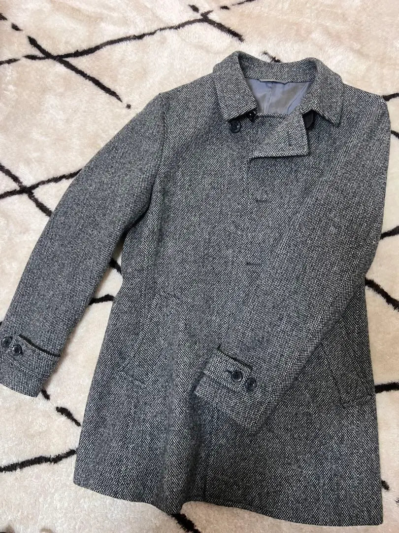 COMME CA MEN Trench Coat Gray