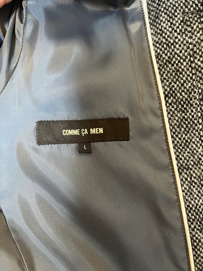 COMME CA MEN Trench Coat Gray