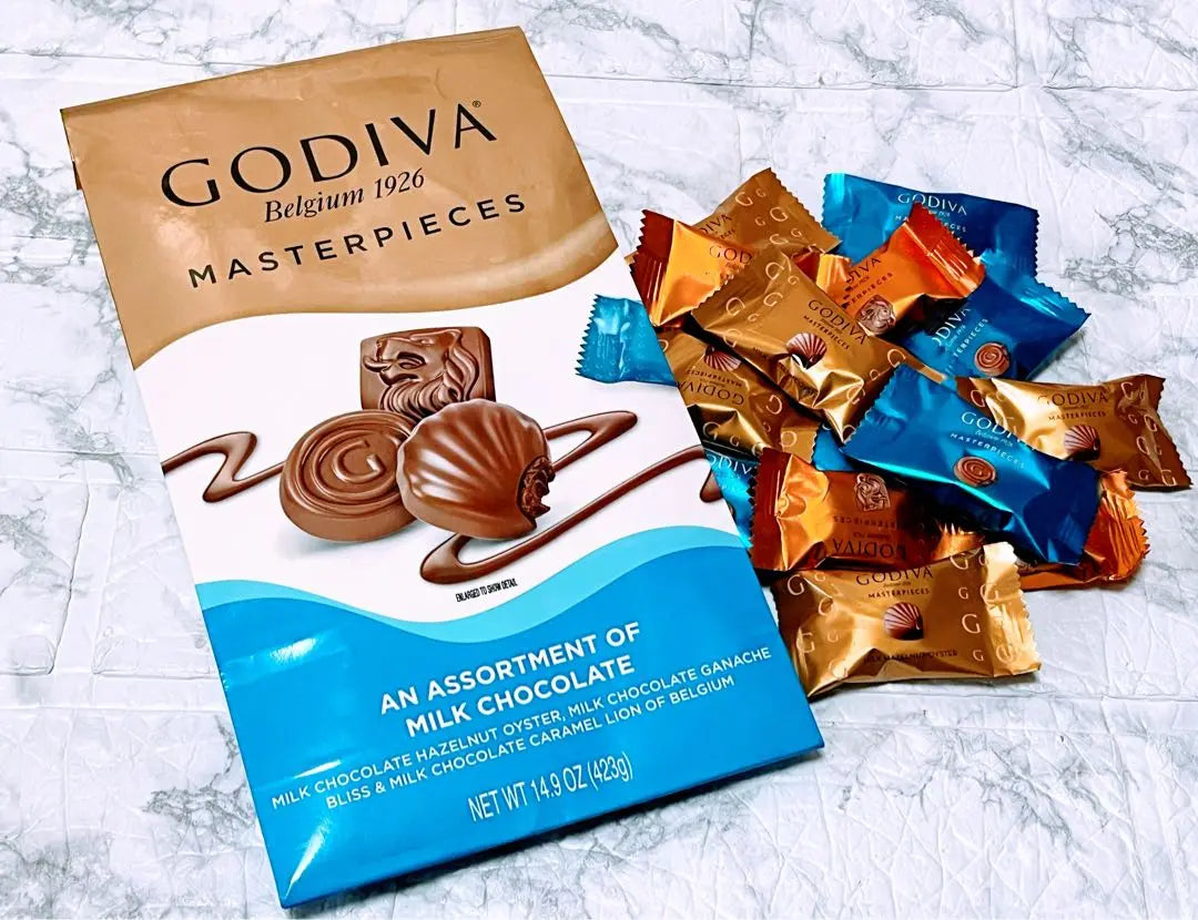 [Enviado sin abrir] GODIVA Chocolate de lujo obra maestra chocolate con leche 1 bolsa ④ | 【未開封のまま発送】GODIVA 高級チョコ マスターピース ミルクチョコ1袋④