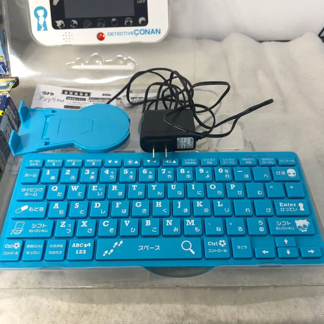 Juego de teclado y almohadillas para el juego Detective Conan Nazotoki de Sega Toys