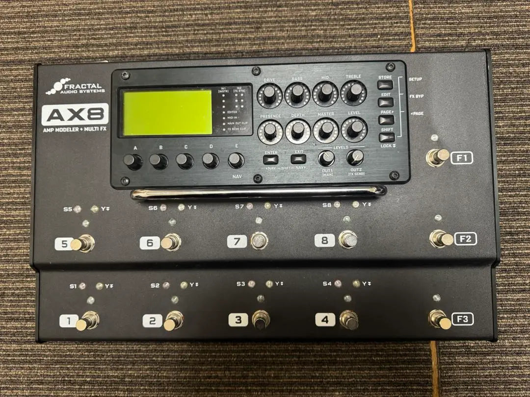 fractal audio system ax8 multi-effector unsim