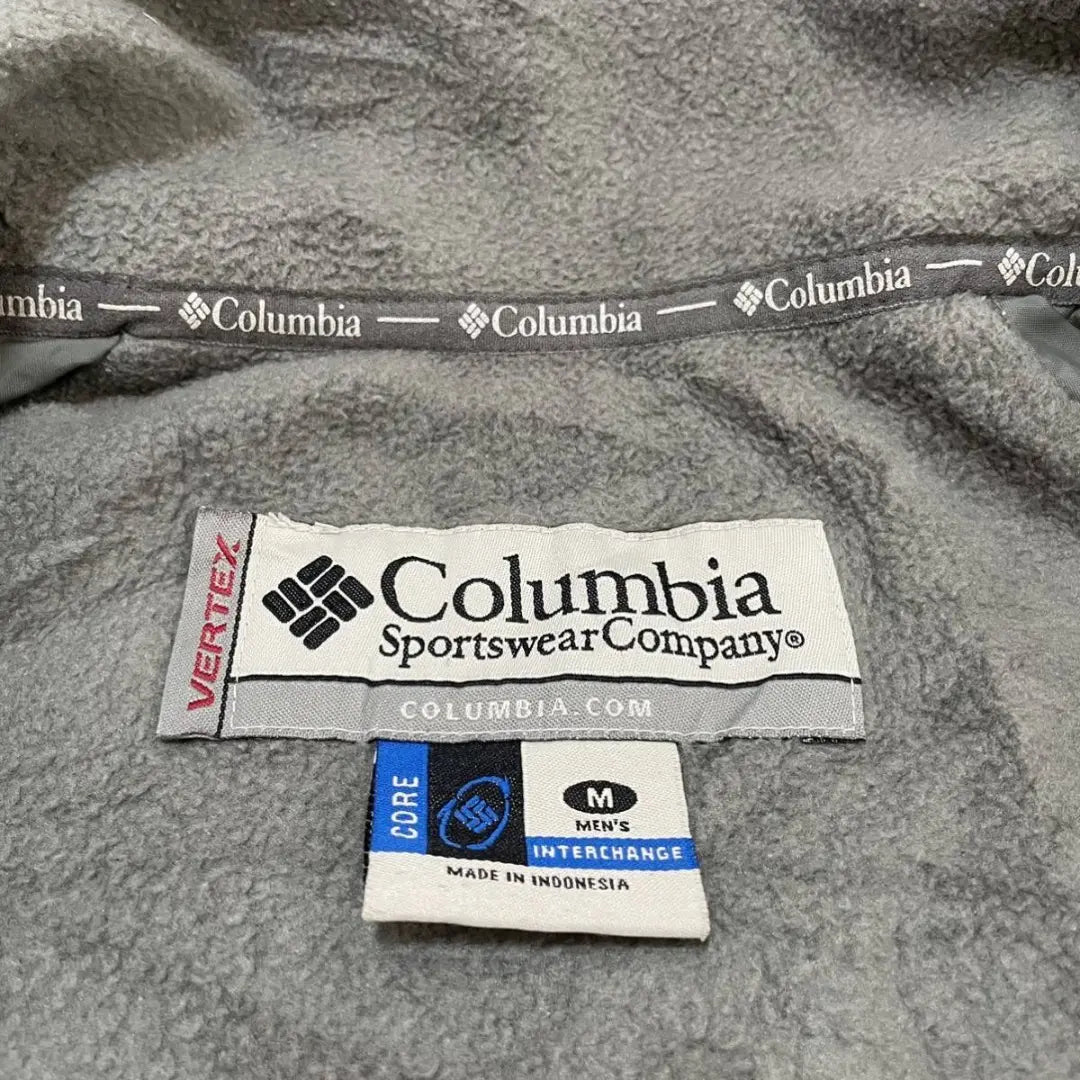 Columbia nylon jacket with fleece lining USA project embroidered logo VERTEX