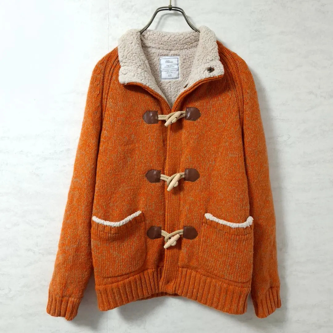 23 ward HOMME middle bore duffel coat thick jacket orange | 23区 HOMME 中ボア ダッフルコート 厚手 ジャケット オレンジ　送