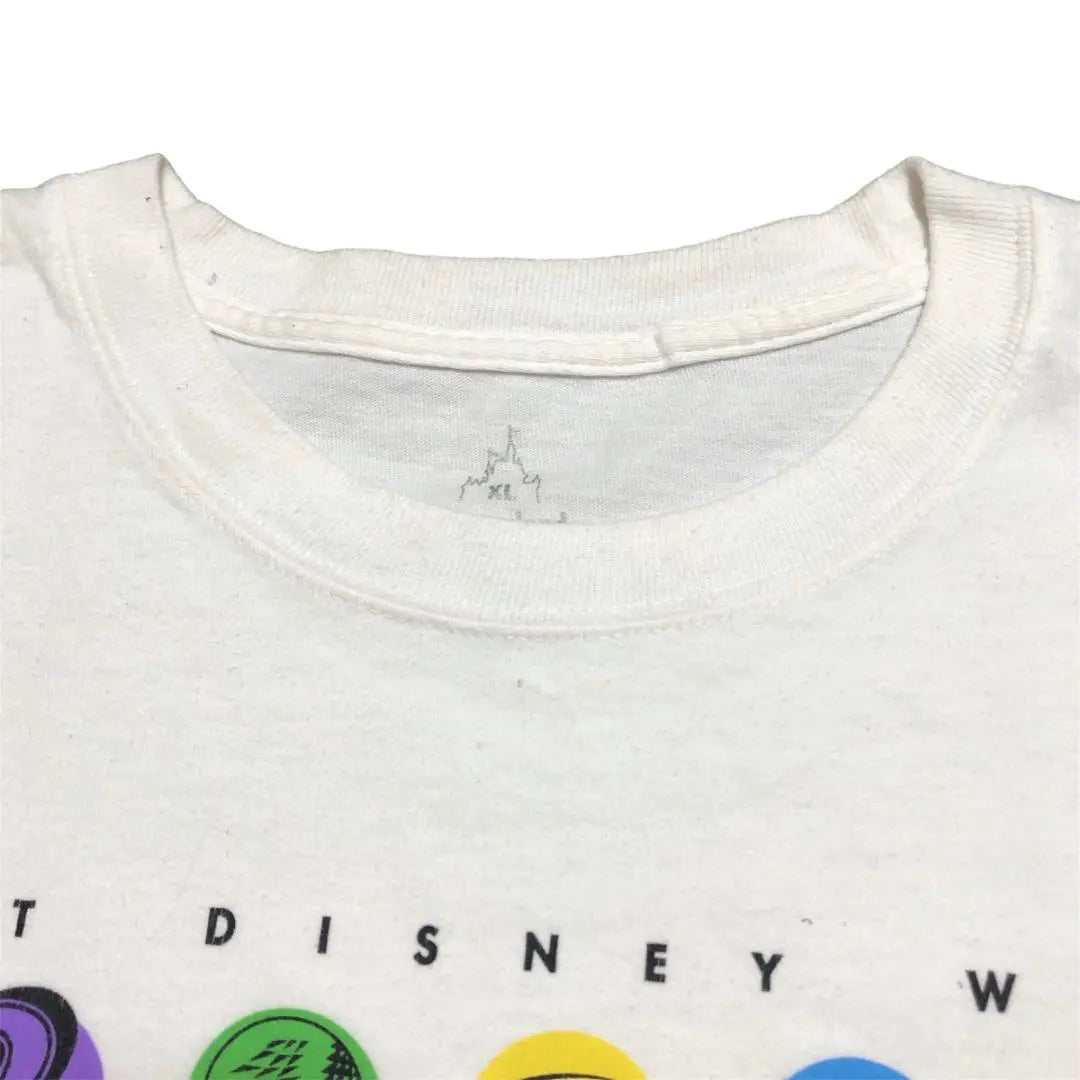 Disney World Short Sleeve T-shirt Mickey Mouse Character Summer Clothing Q35①