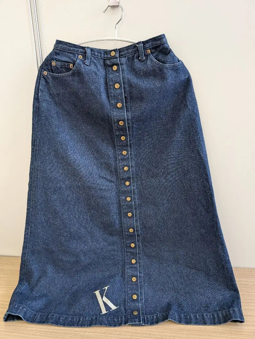 KANeko ISAO Dark Denim Long Skirt