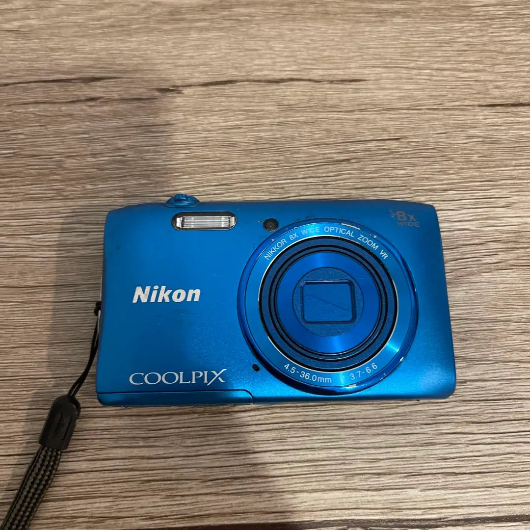 2139 Nikon COOLPIX Digital Camera S3600 Blue