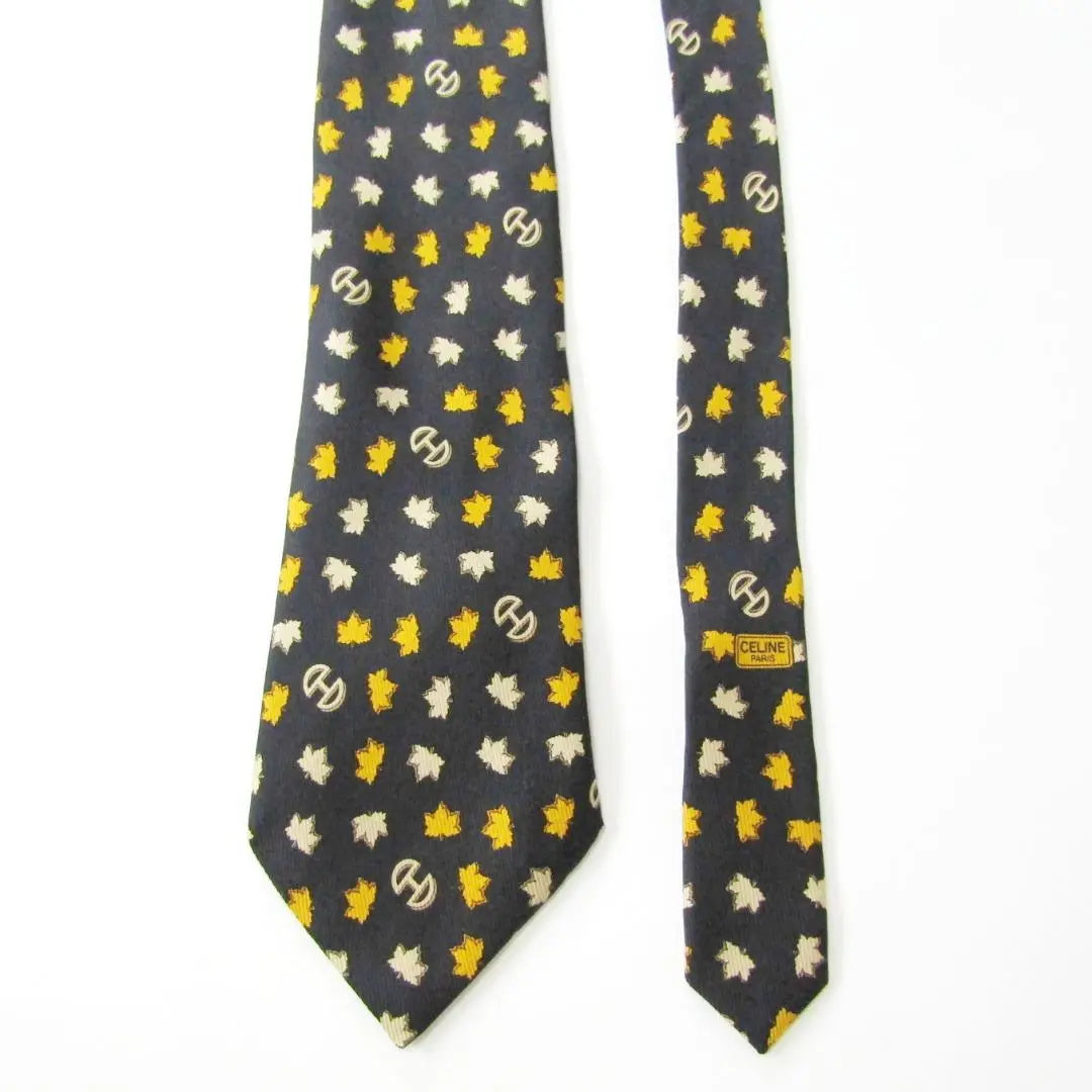 [Brand Tie] CELINE▼100% Silk▼Black