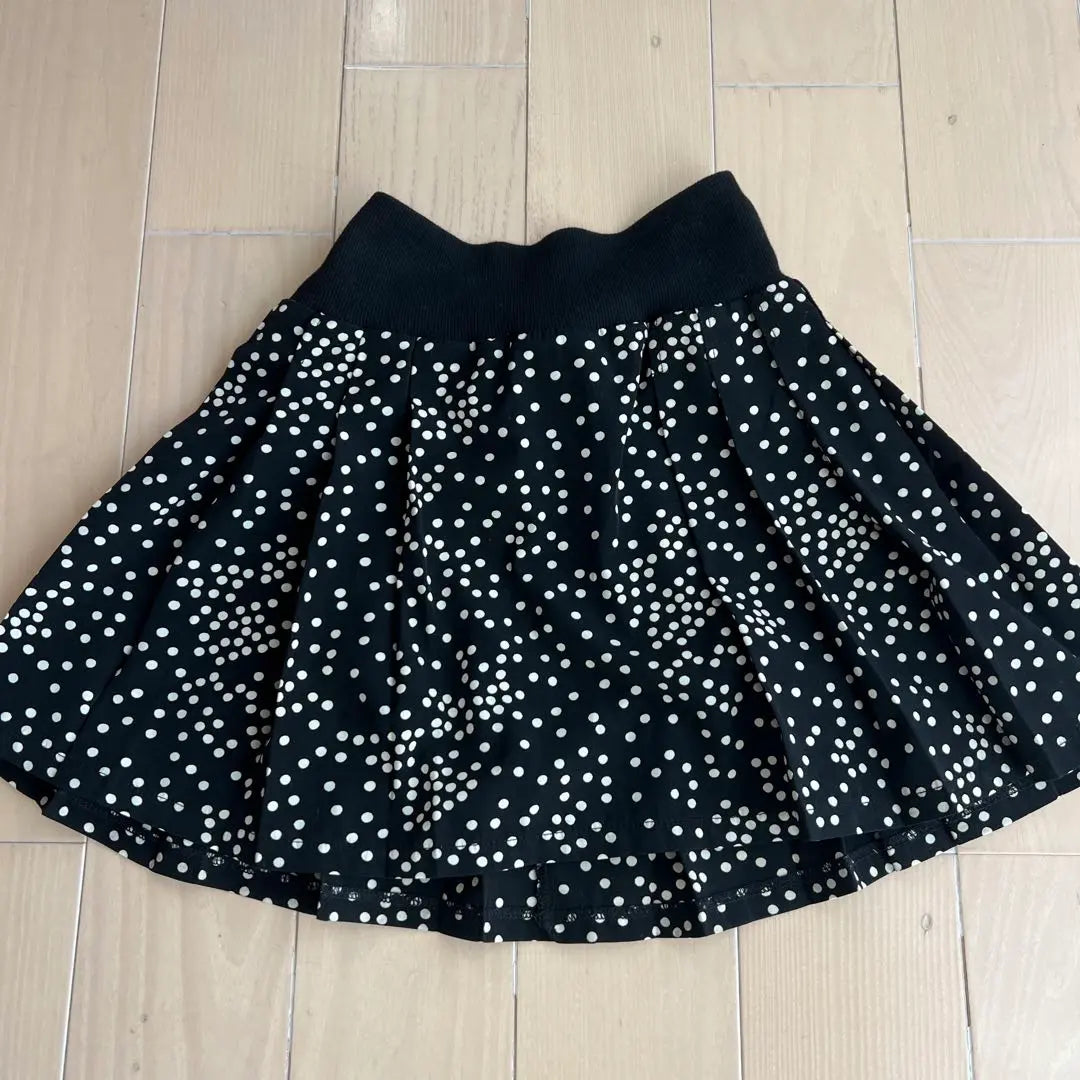 agnes b. Dotted flared skirt 6 ans