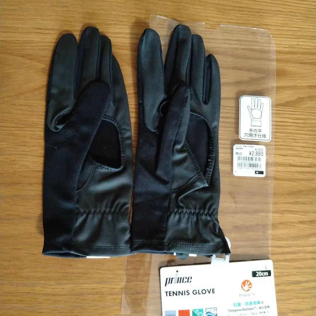 ⚠️La mano izquierda 2 hojas de guantes de tenis Prince 20cm L | ⚠️左手2枚 príncipe テニスグローブ 20cm L