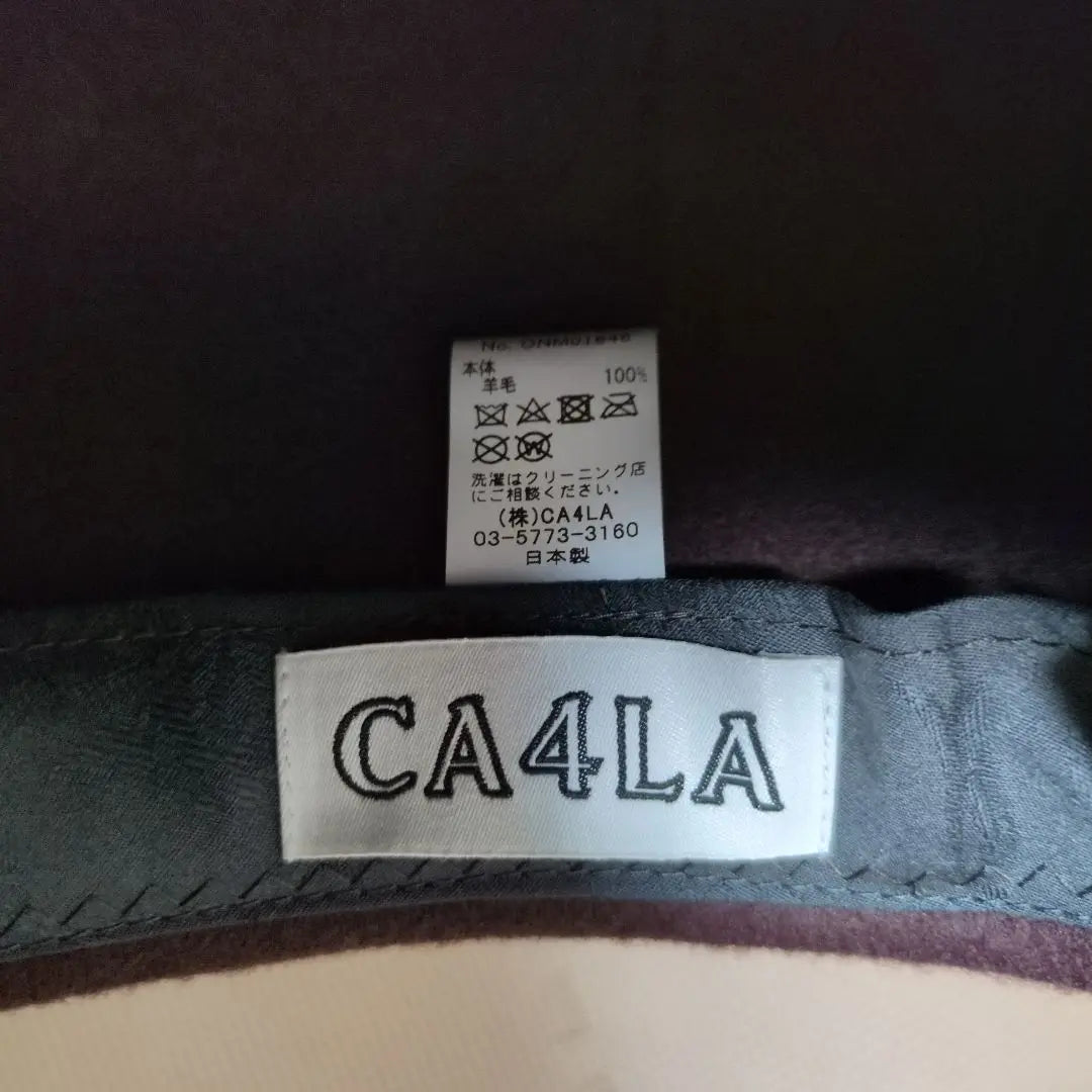 CA4LA ALABASTER FELT Casquette