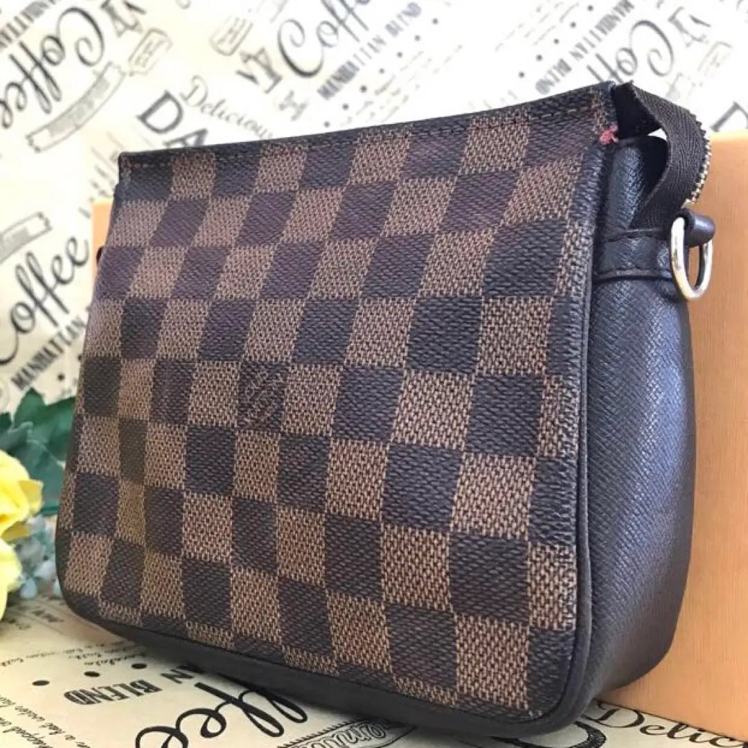 Louis Vuitton Bolso Damier Geronimo Bolso pequeño para accesorios H676 | ルイヴィトン ポーチ ダミエ ジェロニモ 小物入れ バッグ H676