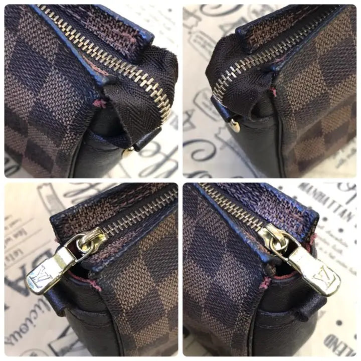 Louis Vuitton Bolso Damier Geronimo Bolso pequeño para accesorios H676 | ルイヴィトン ポーチ ダミエ ジェロニモ 小物入れ バッグ H676