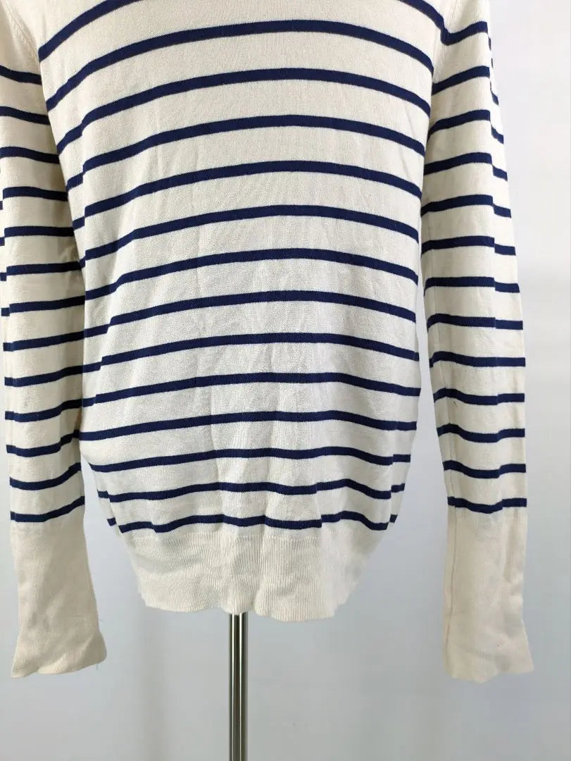 [ZARA] ZARA knit striped M long sleeve stretch