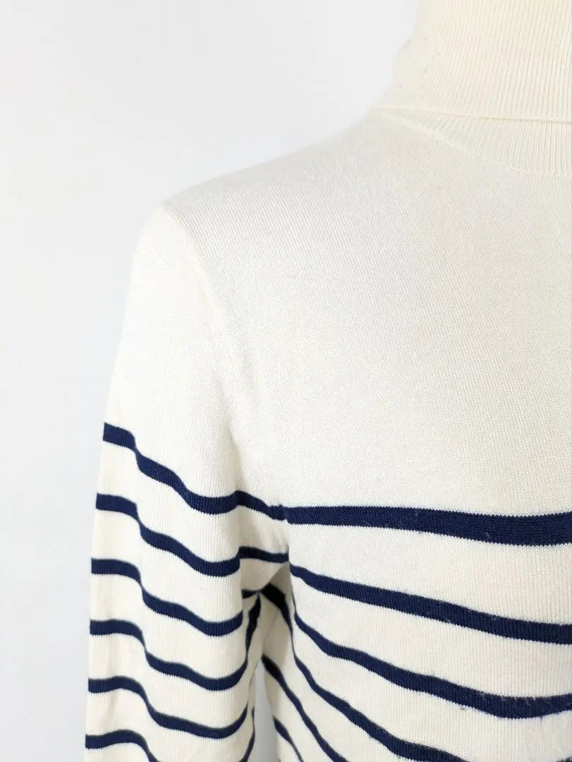 [ZARA] ZARA knit striped M long sleeve stretch