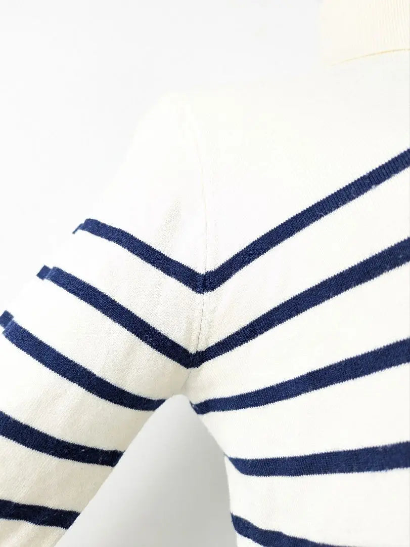 [ZARA] ZARA knit striped M long sleeve stretch