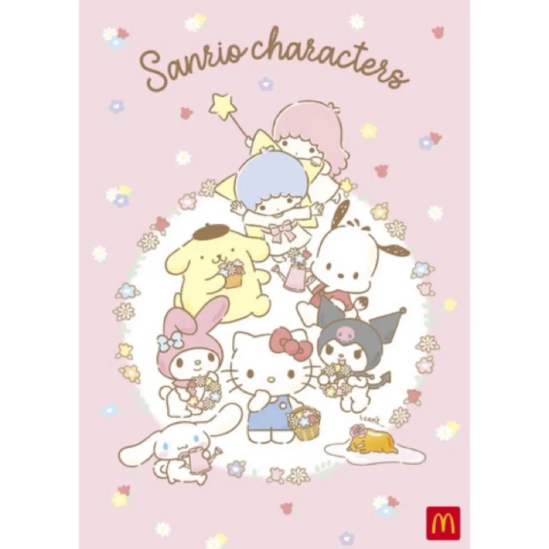 New ★Unused ★Happy set ★Sanrio ★Sticker & Postcard ★3-piece set