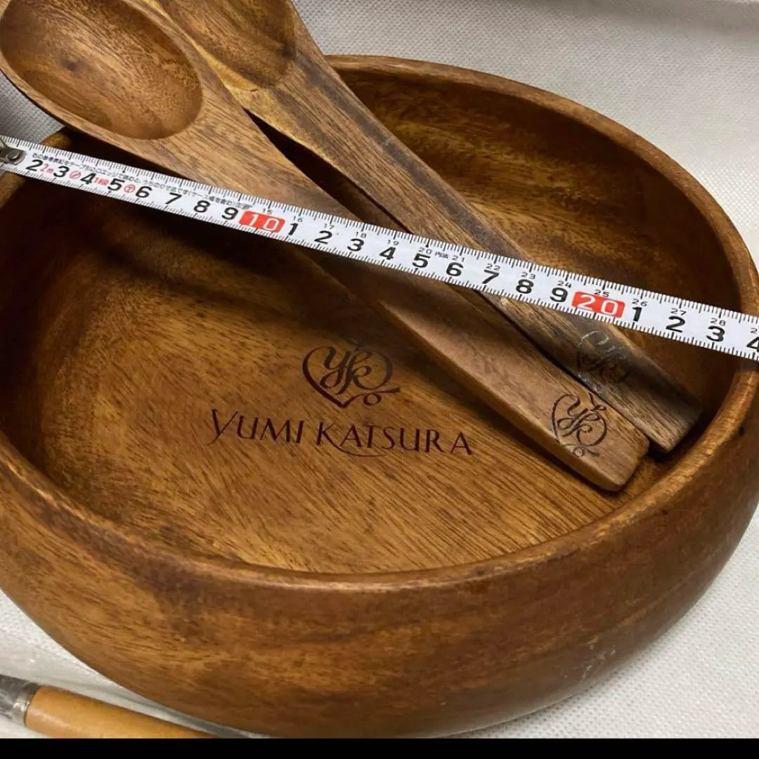 Katsura Yumi Wooden Salad Bowl Set