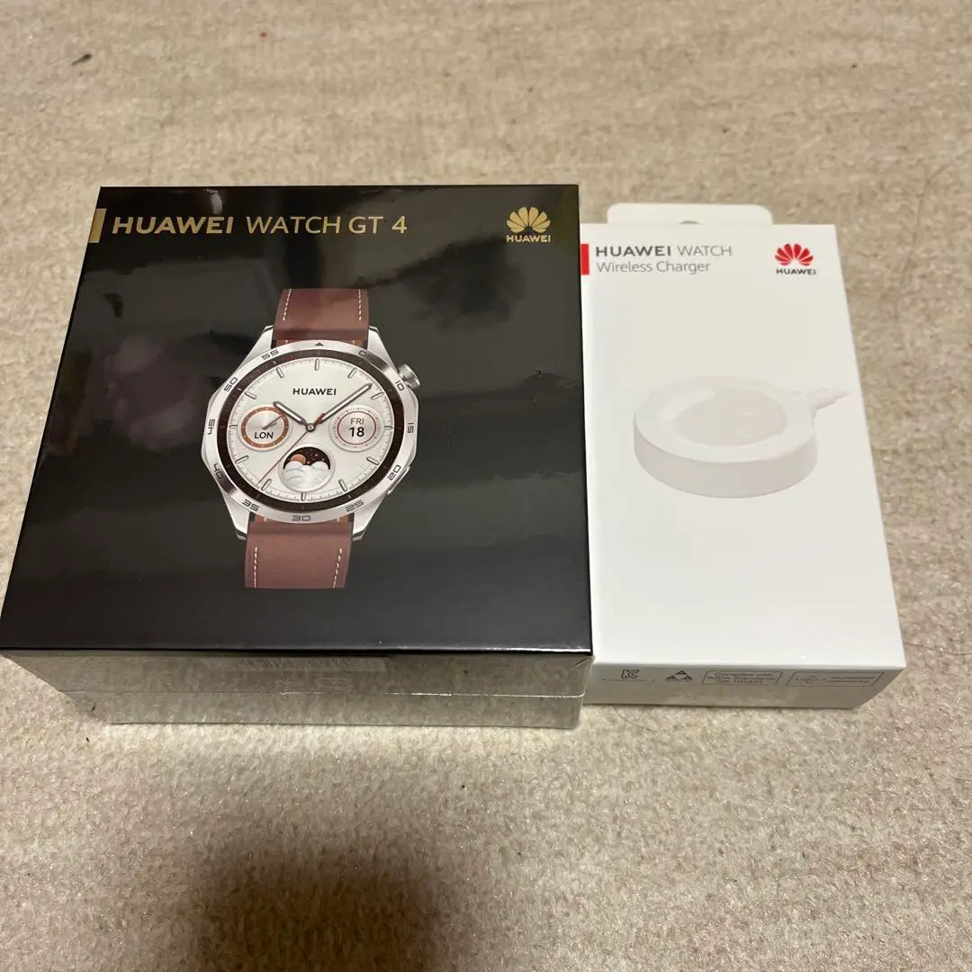 Huawei Watch GT 4 con cargador inalámbrico