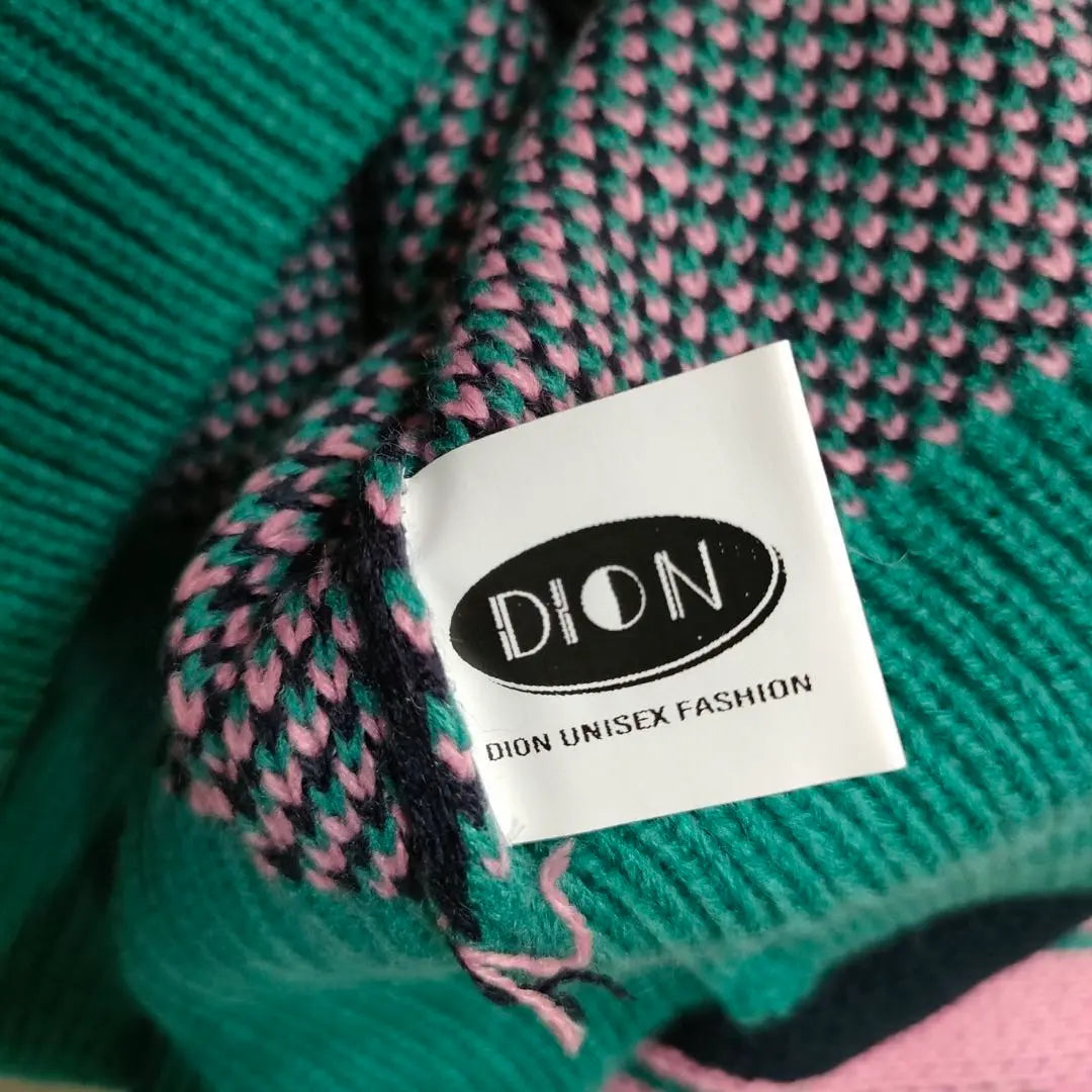 ⭐︎Good condition [DION] Multi-color striped knit FREE Korea 1455