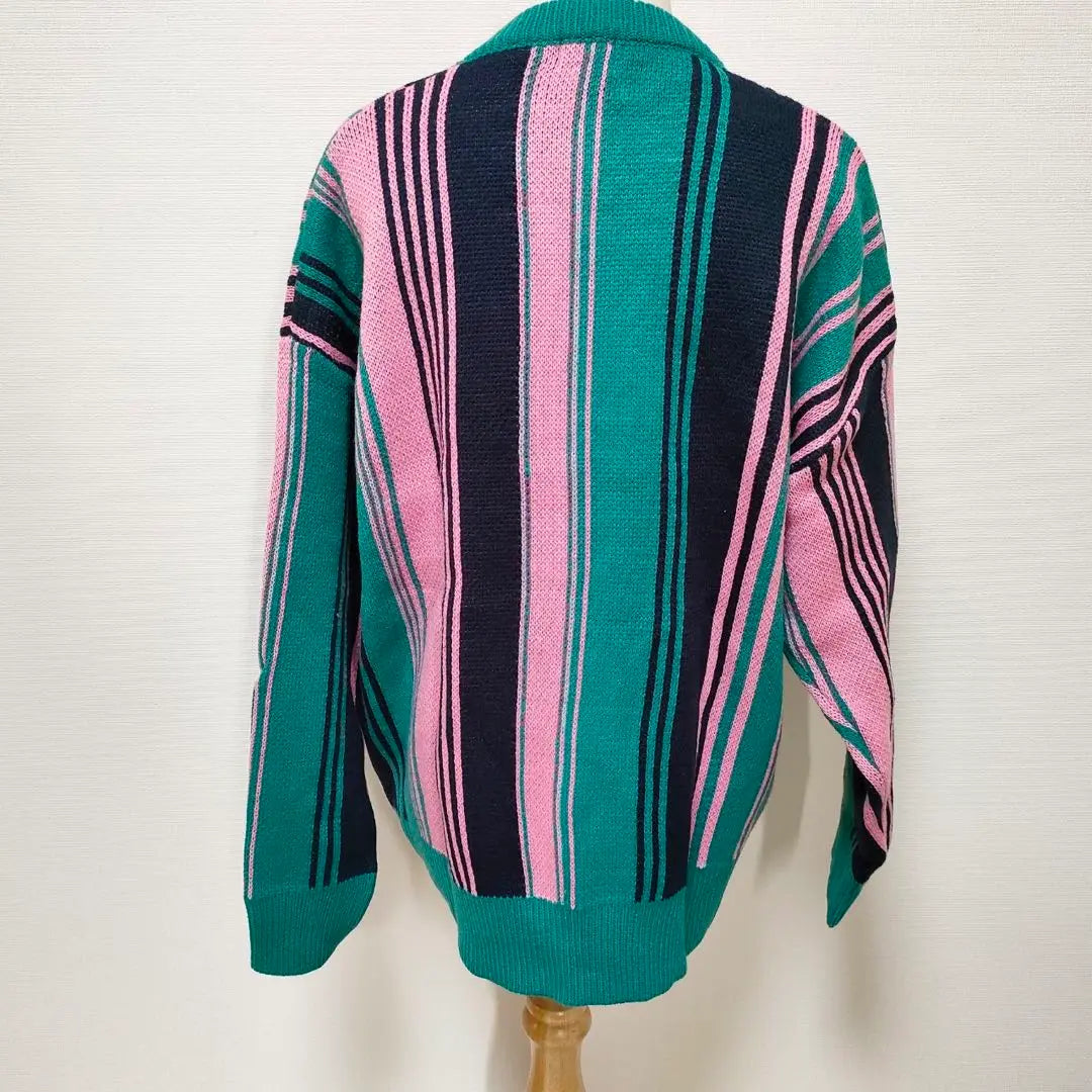 ⭐︎Good condition [DION] Multi-color striped knit FREE Korea 1455