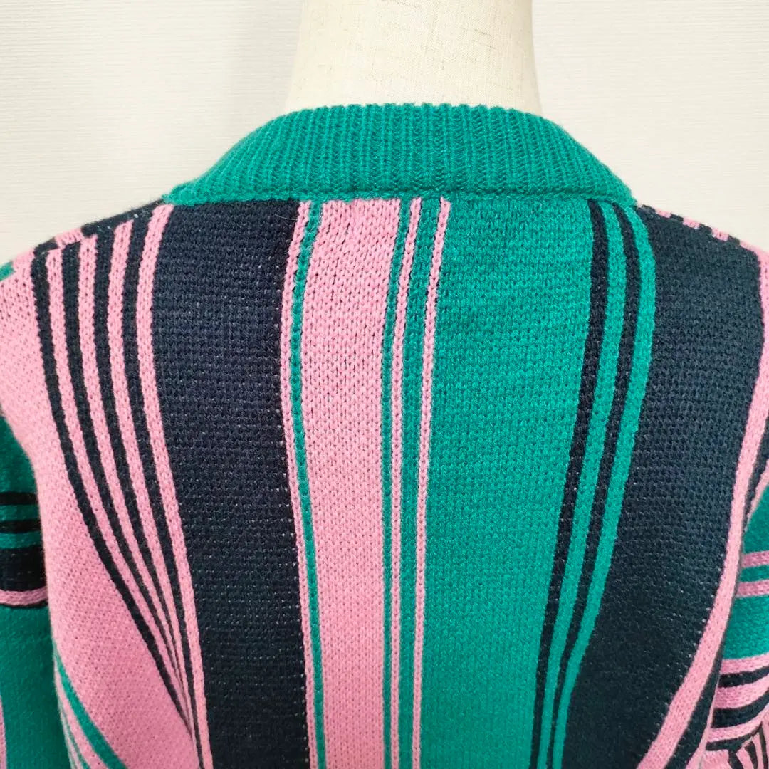 ⭐︎Good condition [DION] Multi-color striped knit FREE Korea 1455