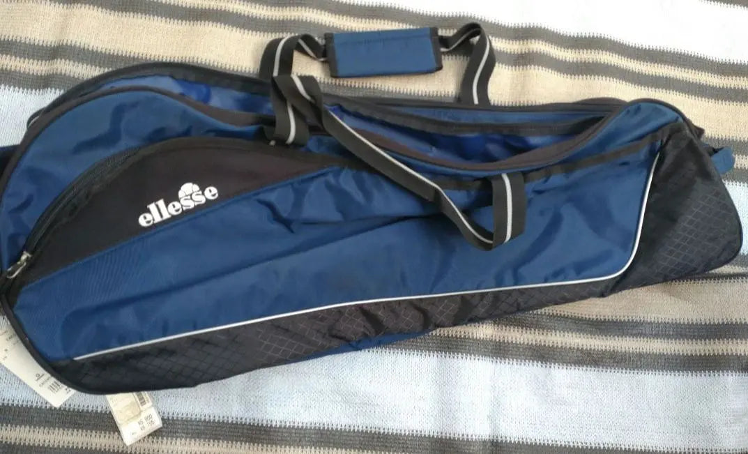 Unused ERESSE Tennis Racket Bag Navy Goldwyn