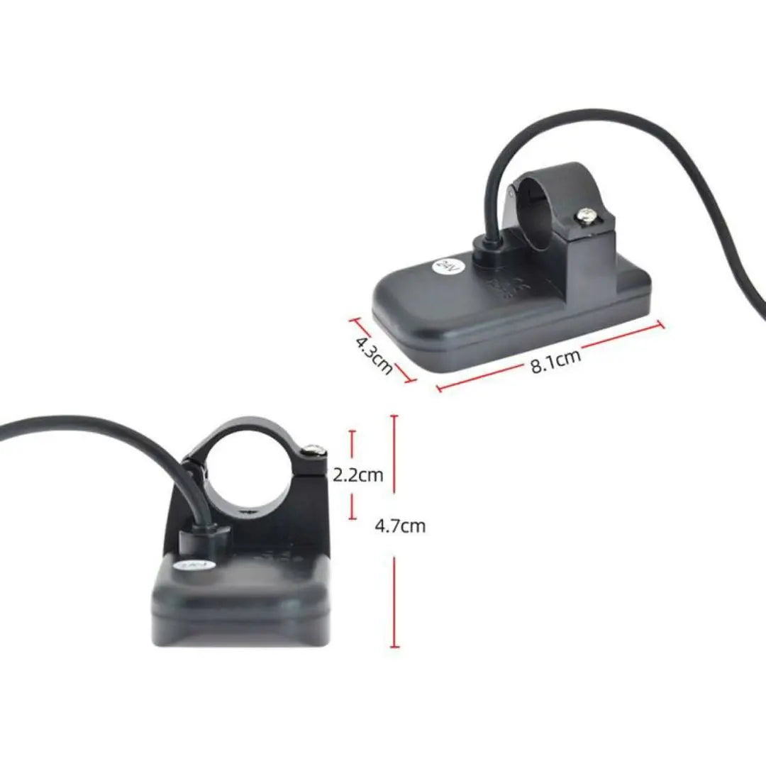 Pantalla de controlador de bicicleta eléctrica panel de control LED impermeable 36V | Lámparas LED de 36V