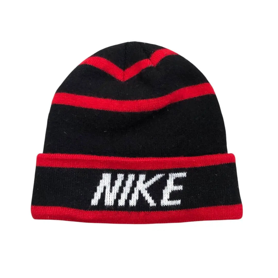 [00's] NIKE Nike Knit Hat Beanie Center Logo Vintage