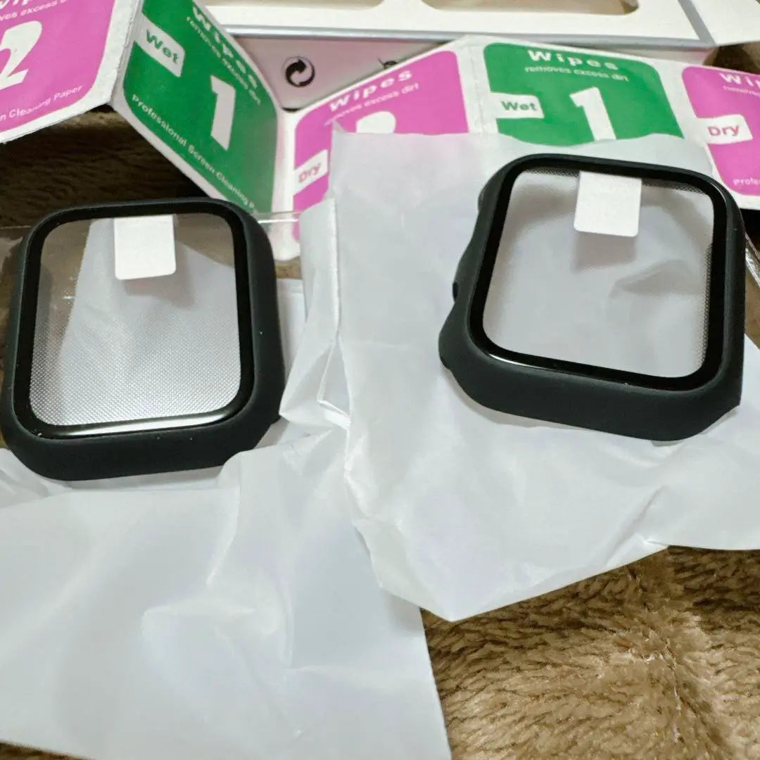 ❤️Apple Watch Cover, Integrated Tempered Glass Film, Protective Case | ❤️Apple Watch カバー 強化ガラスフィルム一体型 保護ケース