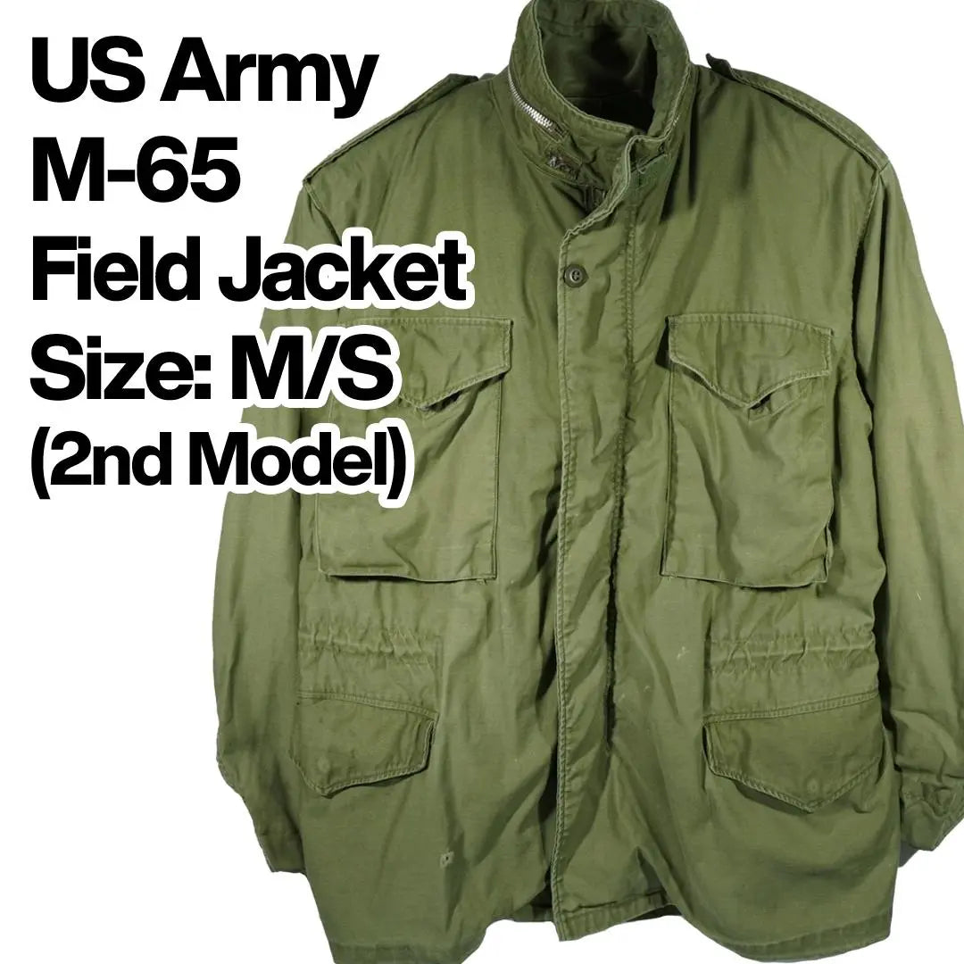 US Army M-65 Jacket ② M/R 2nd Aluminum Zip