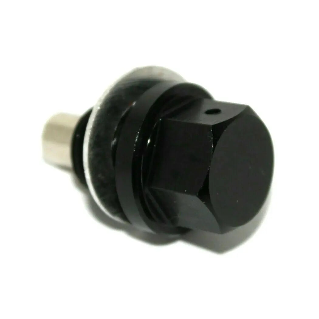 ✨New✨M14×1.5 Strong magnet drain bolt, black, aluminum