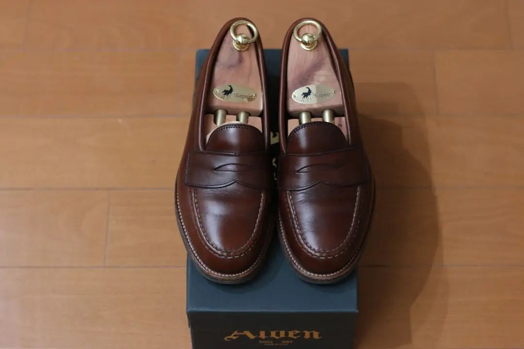 Alden D4203 Mocasines con monedas Penny Mocasines 6.5E | Impresora D4203 Impresora 6.5E