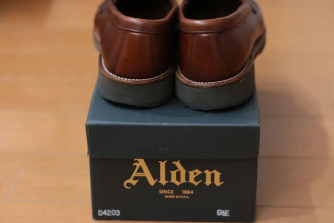 Alden D4203 Mocasines con monedas Penny Mocasines 6.5E | Impresora D4203 Impresora 6.5E