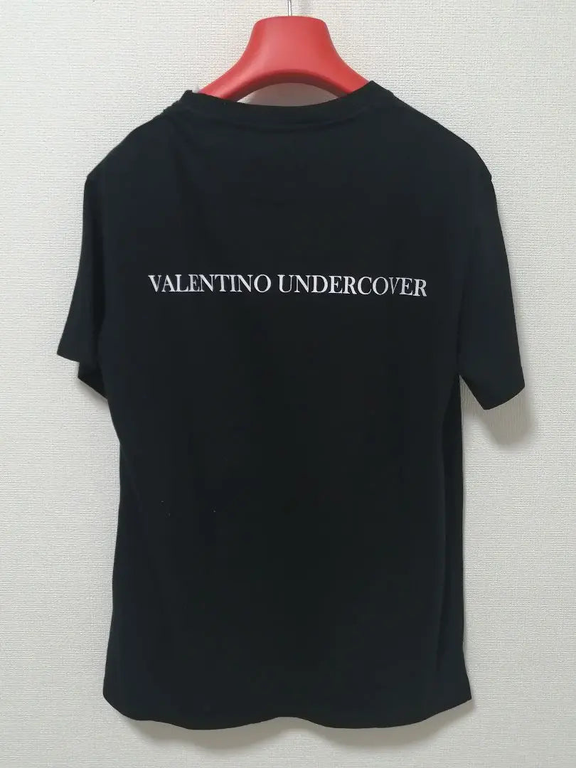 ♂Nueva colaboración Camiseta de manga corta [VALENTINO UNDERCOVER] S Negro