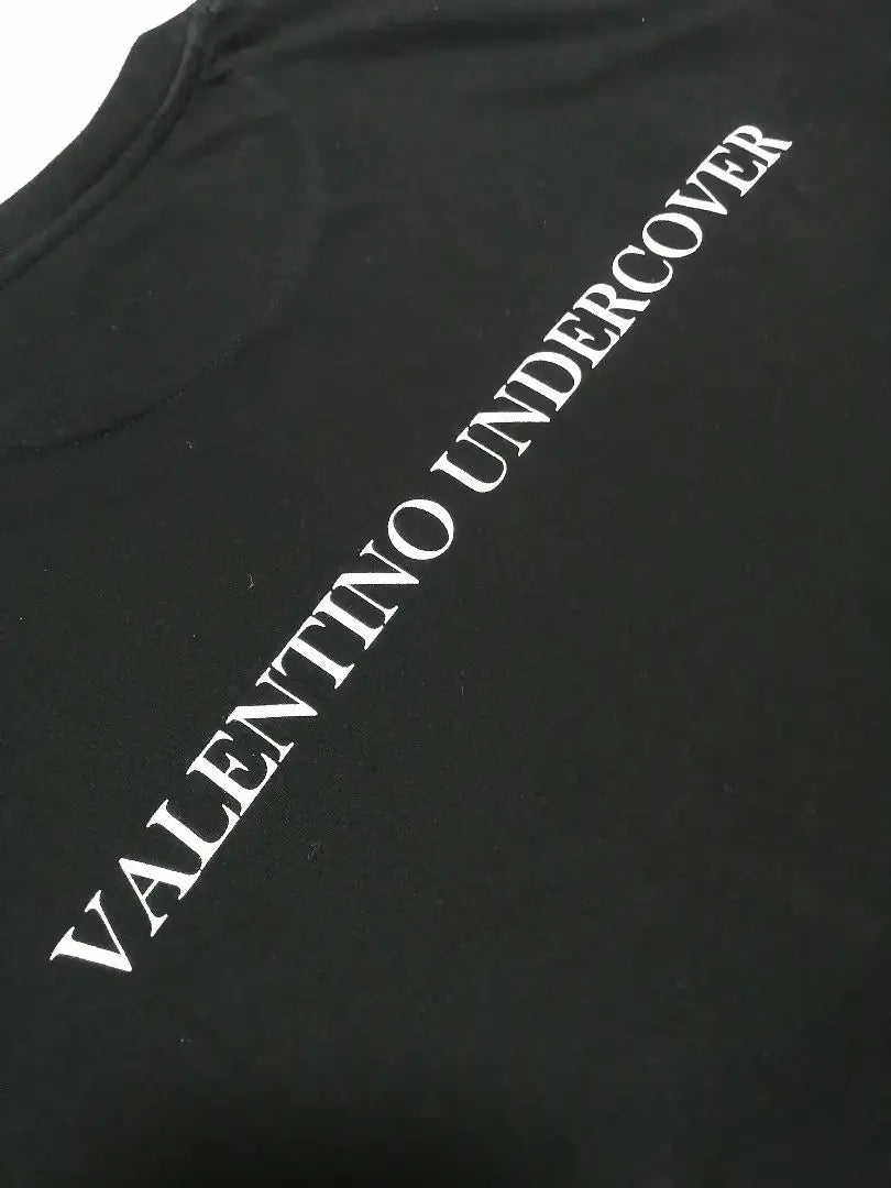 ♂Nueva colaboración Camiseta de manga corta [VALENTINO UNDERCOVER] S Negro