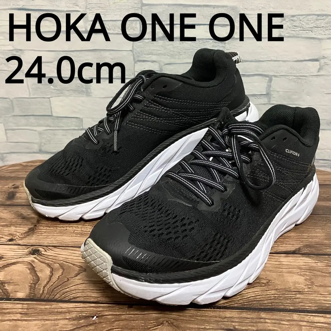 Good condition [24.0] HOKAONEONE Mesh sneakers