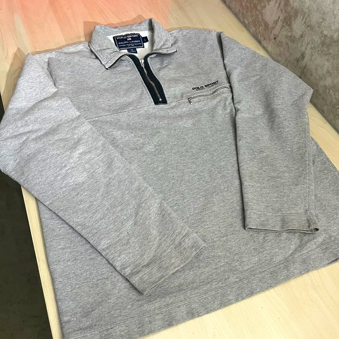 90's POLO SPORT Ralph Lauren Half Zip Trainer L