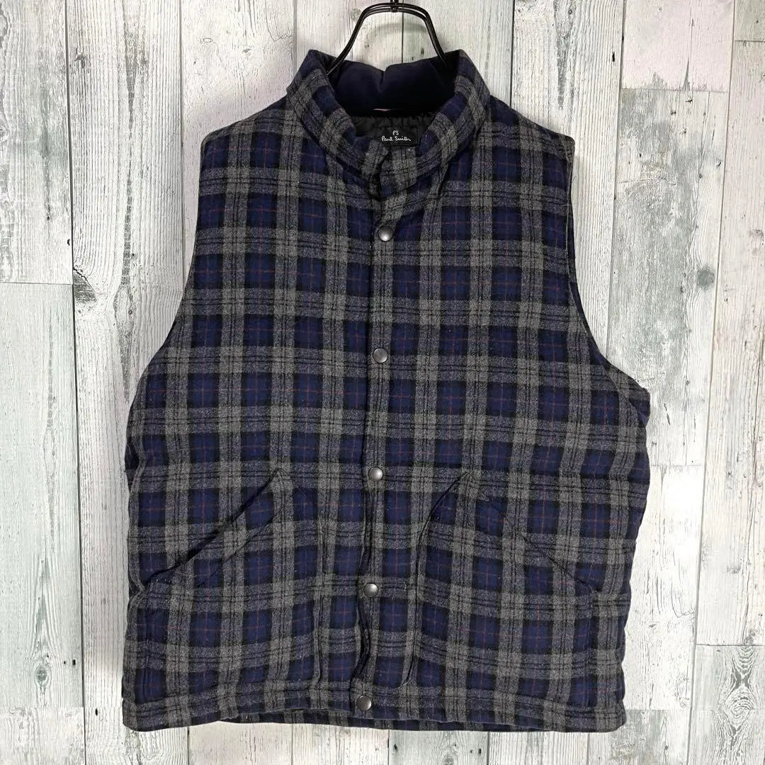 Popular Paul Smith Paul Smith Wool Check and Down Vest