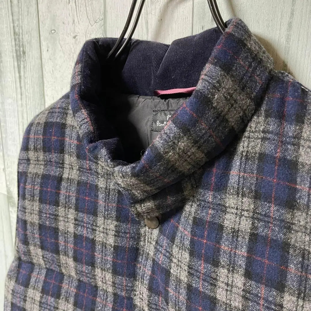 Popular Paul Smith Paul Smith Wool Check and Down Vest