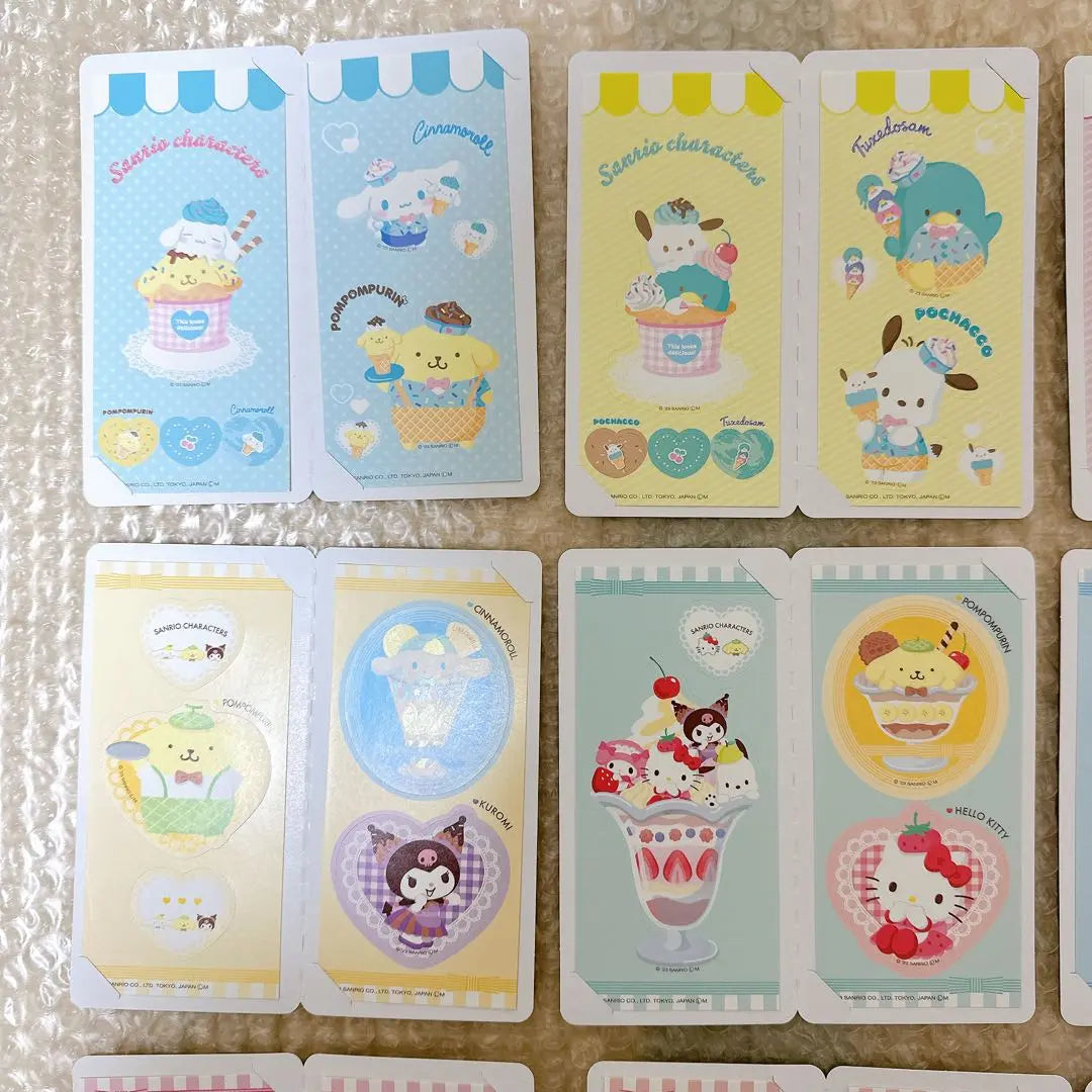 Sanrio Candy Toy Sticker Set (9 pieces) | サンリオ　食玩　シールセット(9枚)