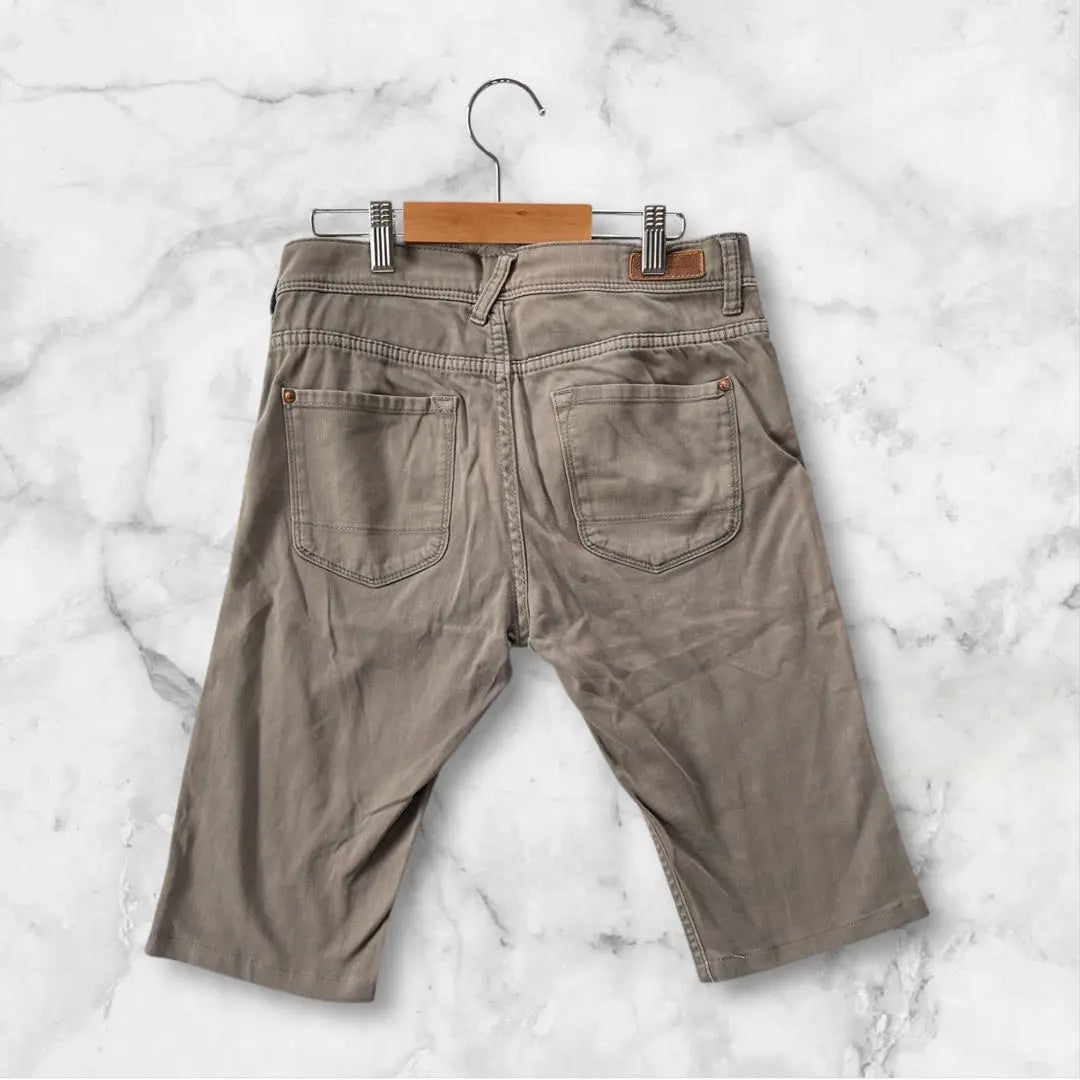 [Onward Kashiyama] Shorts, plain, 95% cotton, casual, comfortable to the touch.