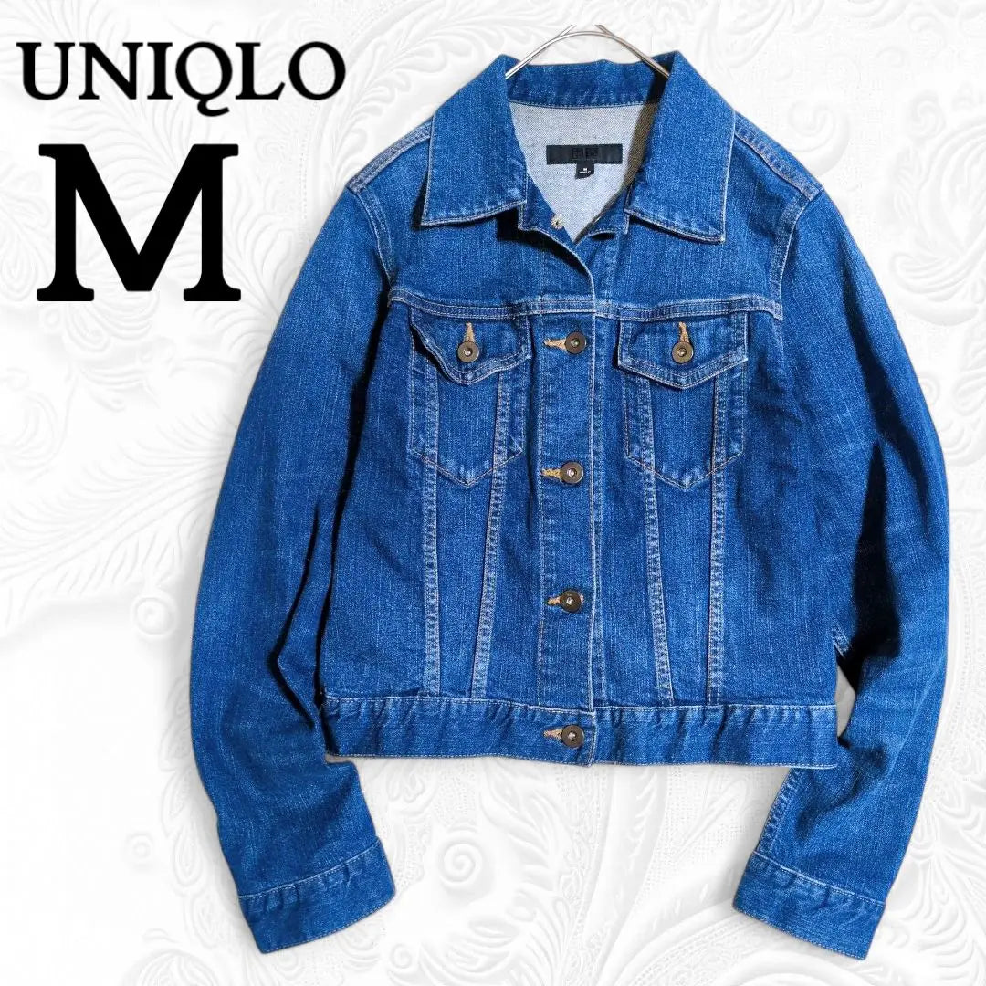 UNIQLO Denim Jacket Jean Jacket G Jacket M Size Blue Can be worn in a variety of ways