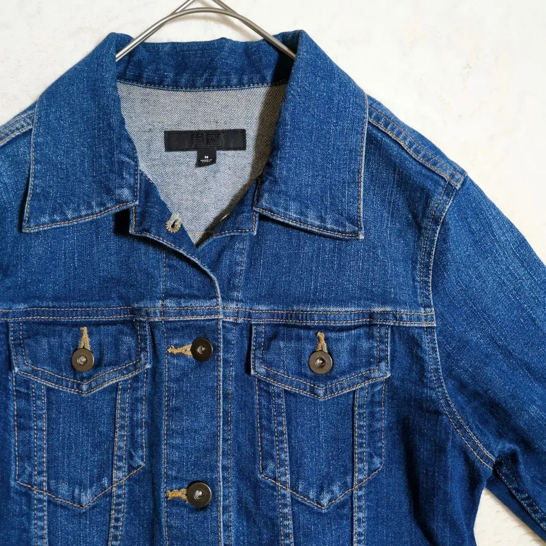 UNIQLO Denim Jacket Jean Jacket G Jacket M Size Blue Can be worn in a variety of ways