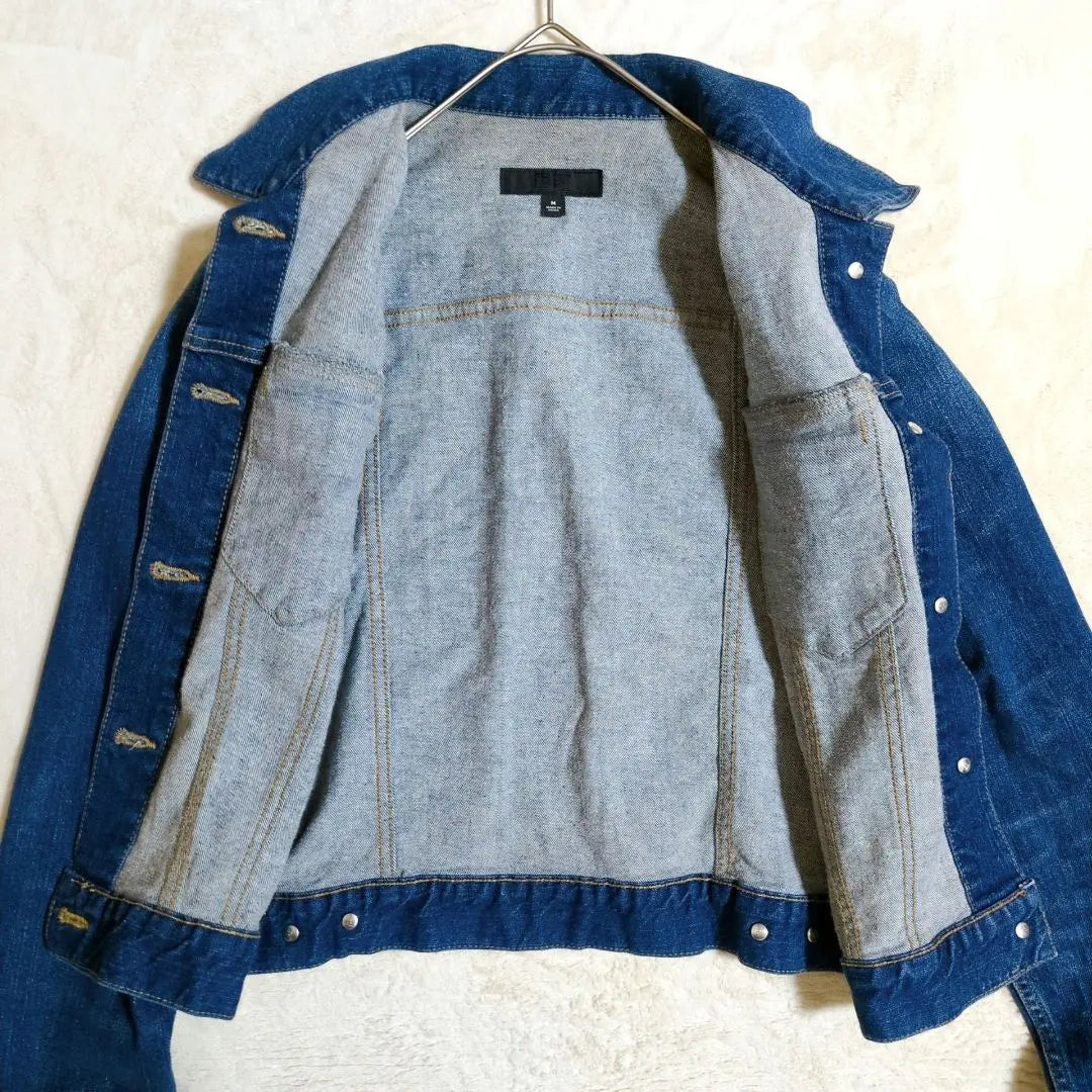 UNIQLO Denim Jacket Jean Jacket G Jacket M Size Blue Can be worn in a variety of ways