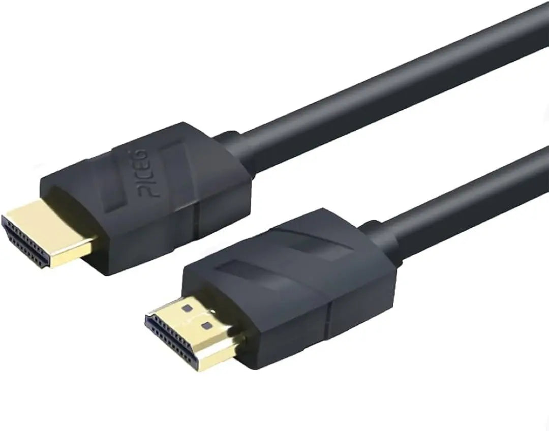 HDMI cable 1.5m slim triple shield gold plating black