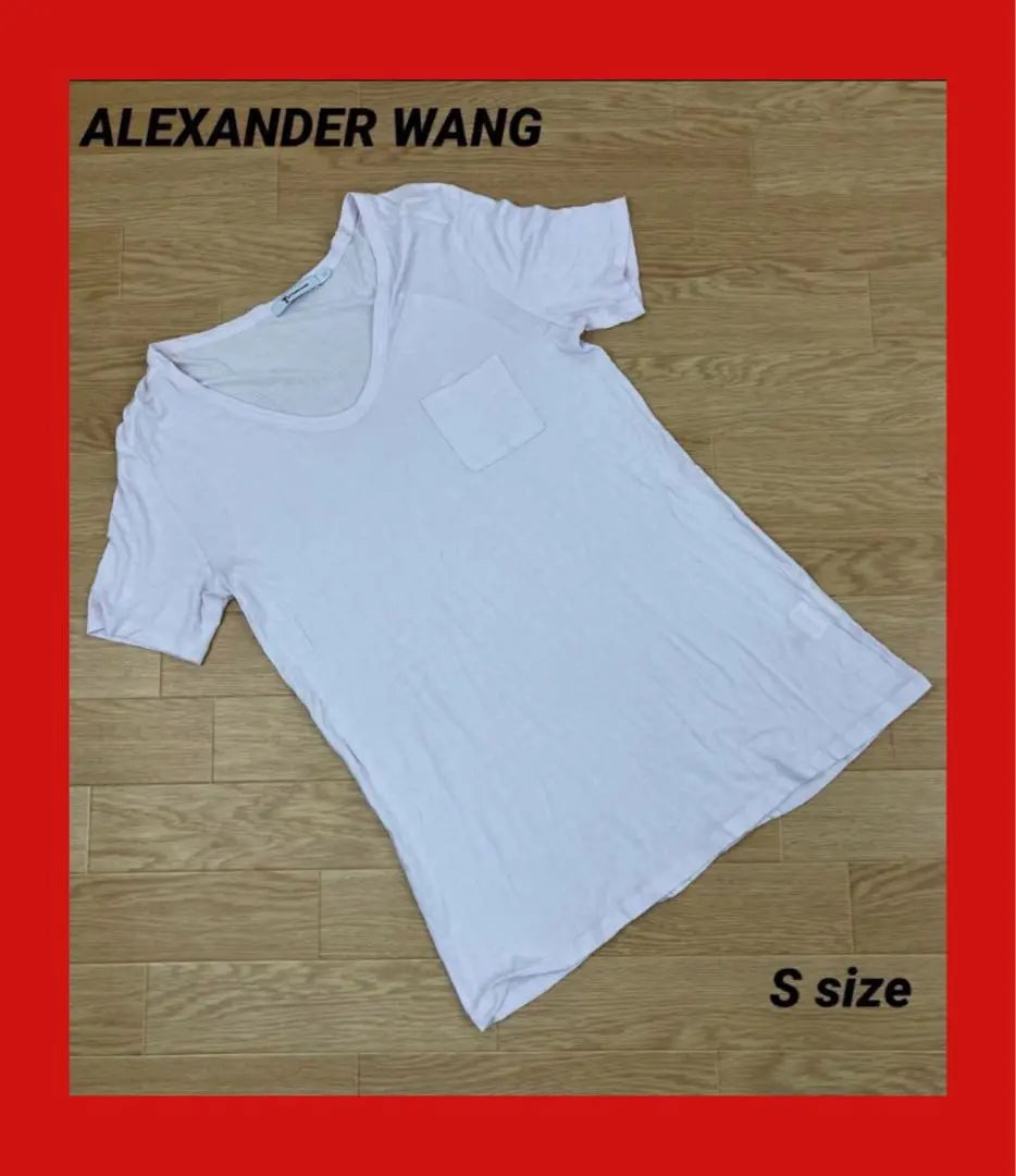 0089a Alexander Wang Camiseta de manga corta | 0089A ALEXANDER WANG 半袖Tシャツ