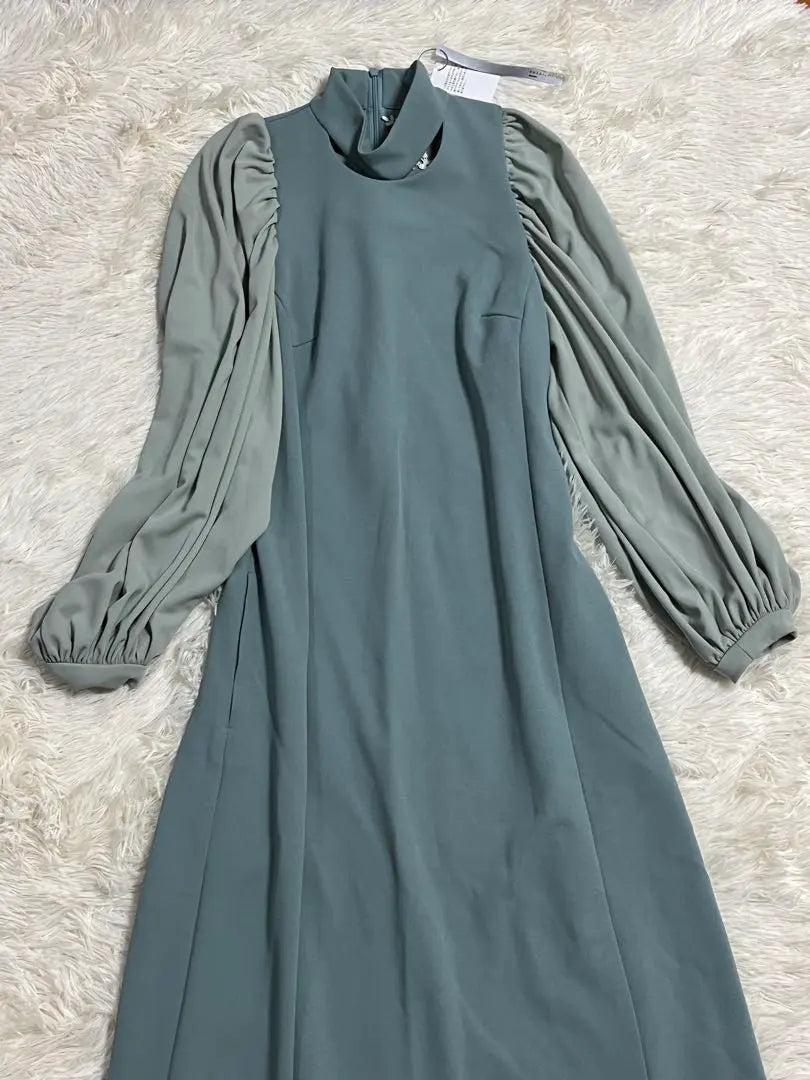 [New tag included] Setai Chiro long dress with neck design mint green